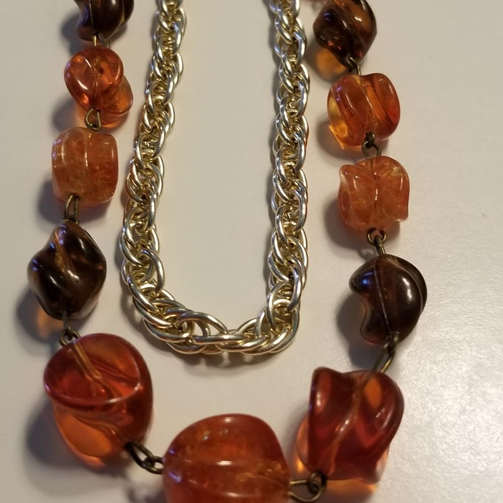 Vintage double necklace